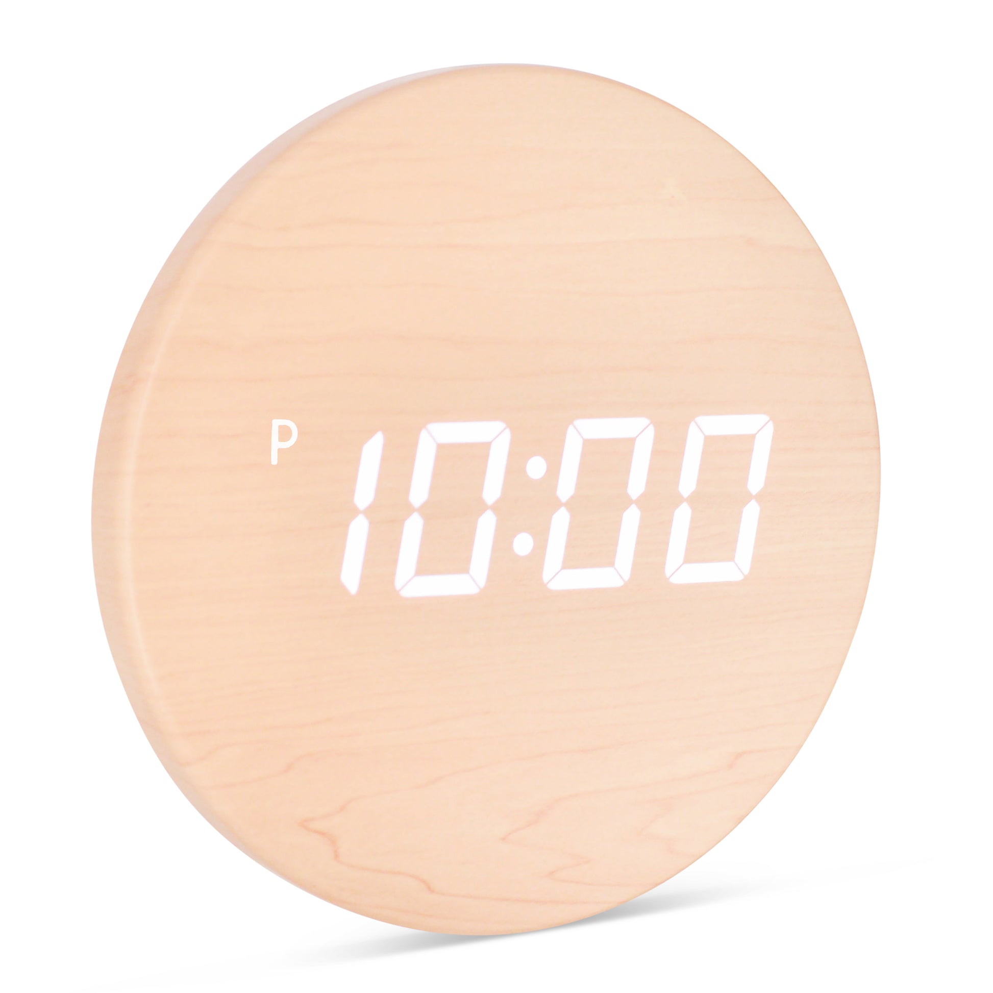 Minimalist LED Digital Wall Clock – USB Powered (9 in) - Leafre